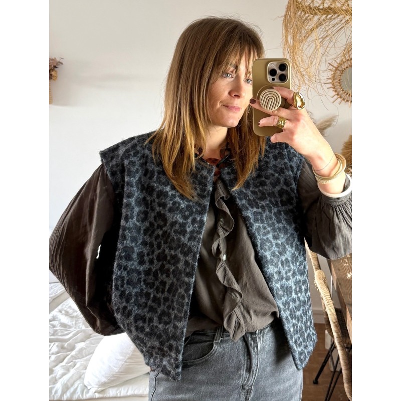 Gilet léo marine
