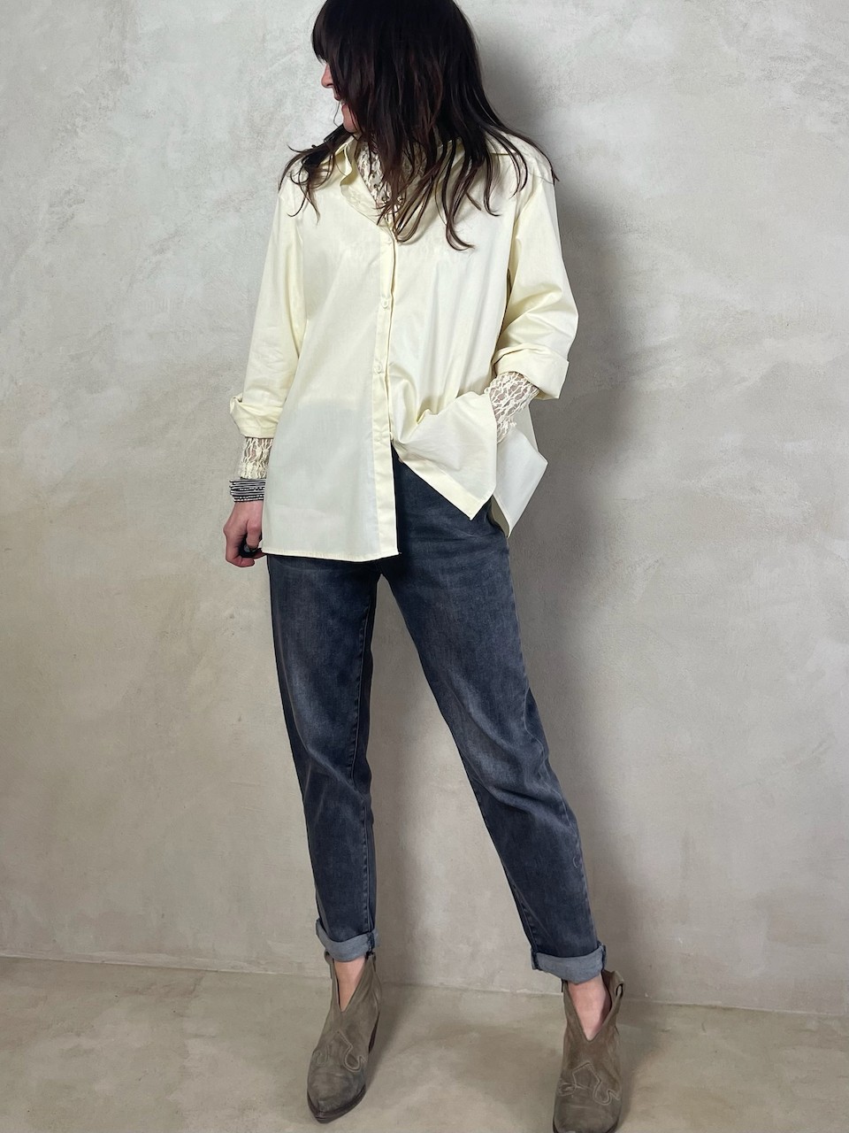 Chemise jaune