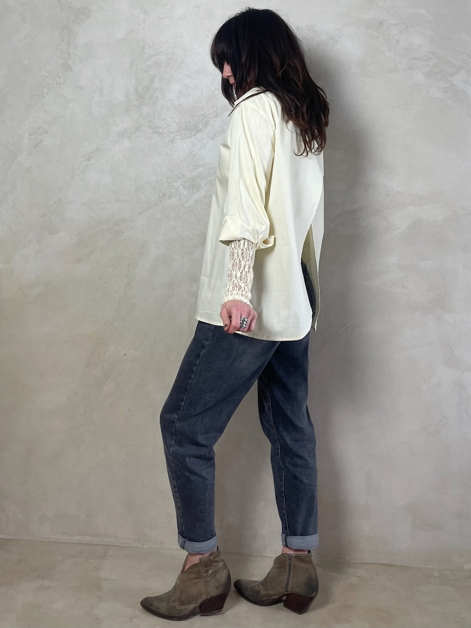 Chemise jaune