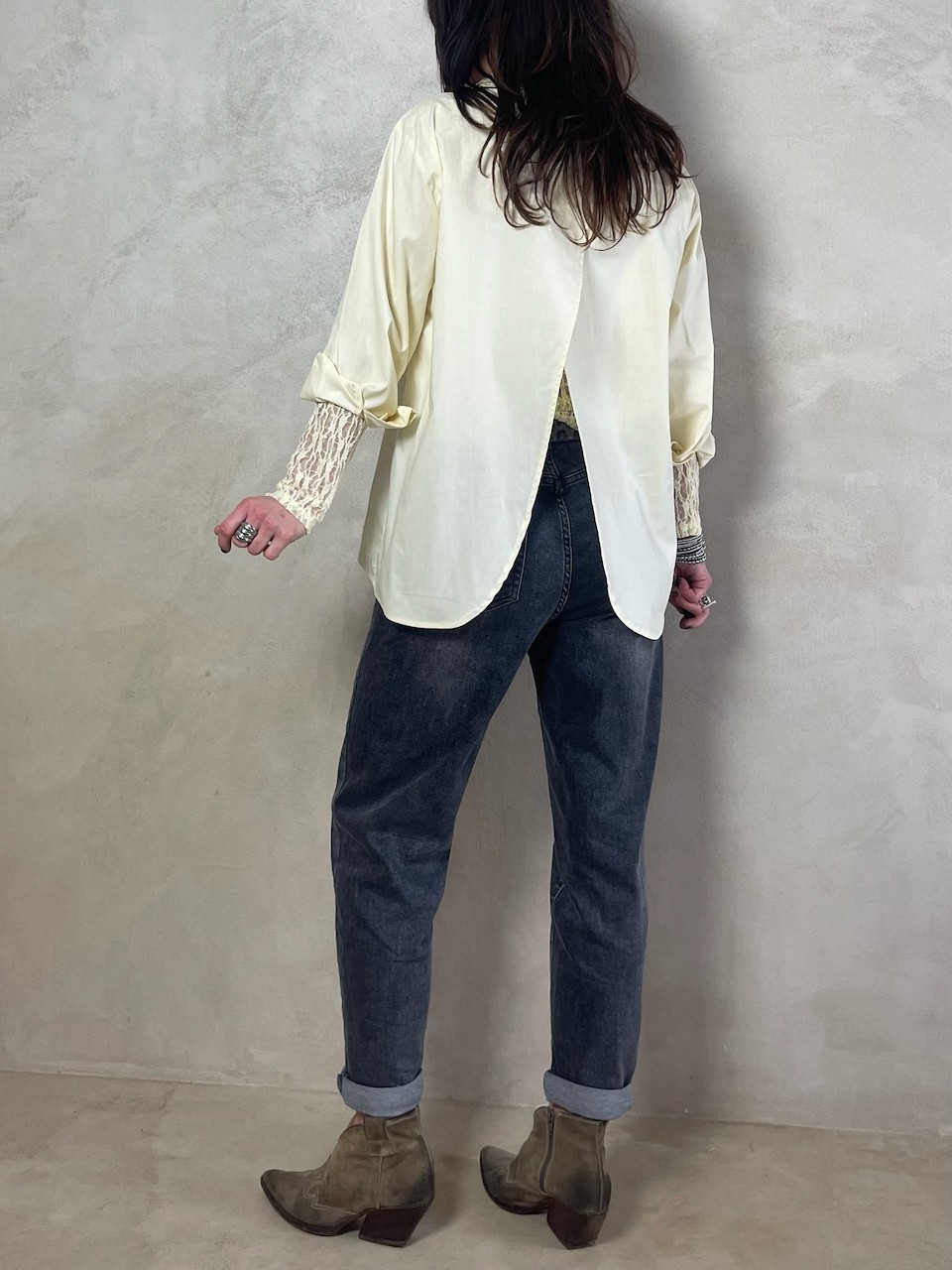 Chemise jaune