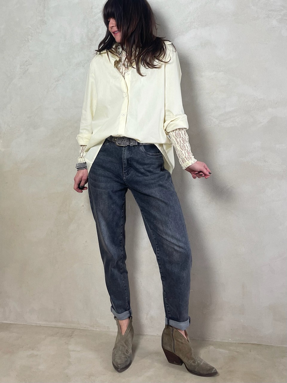 Chemise jaune
