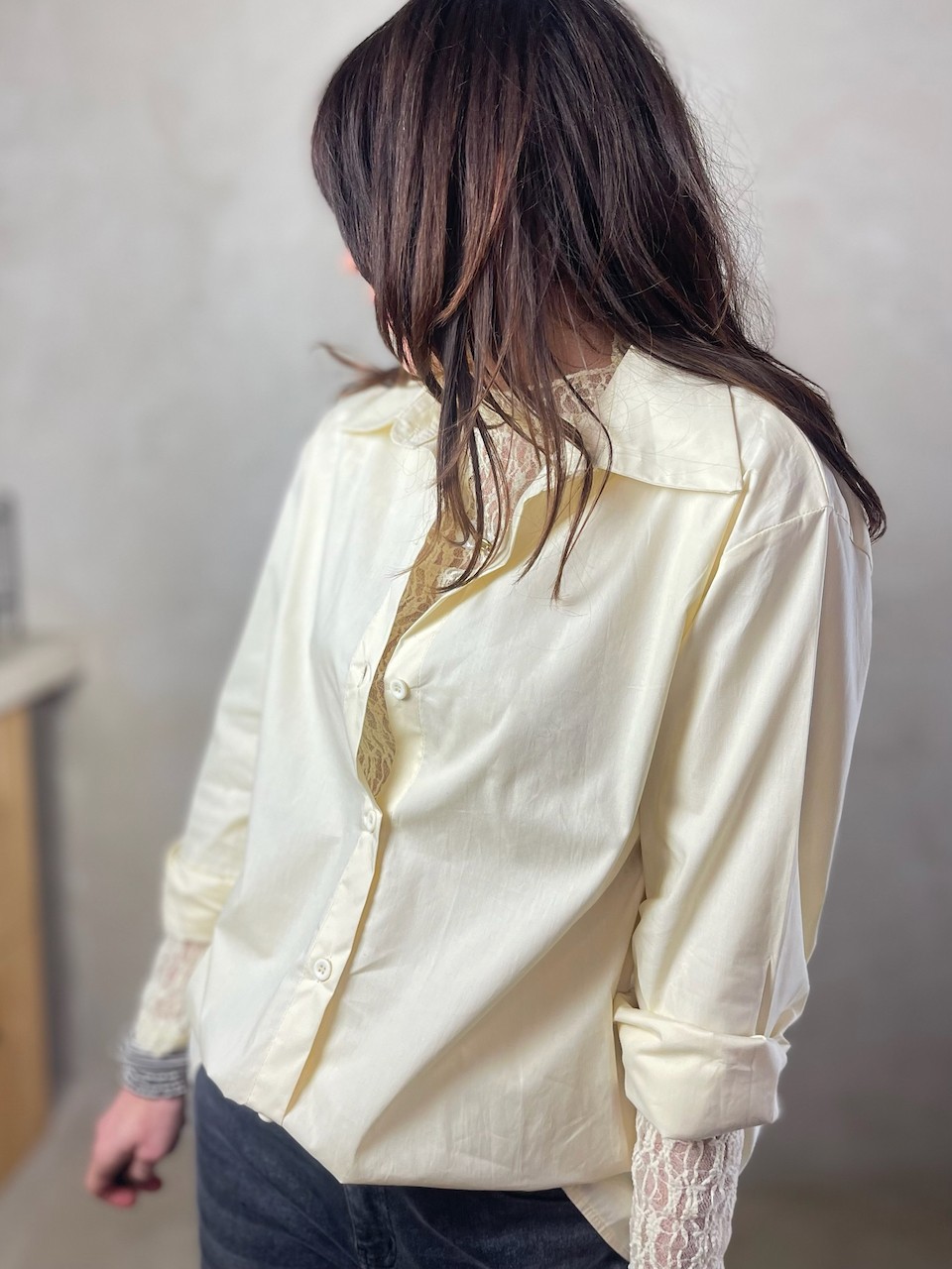Chemise jaune