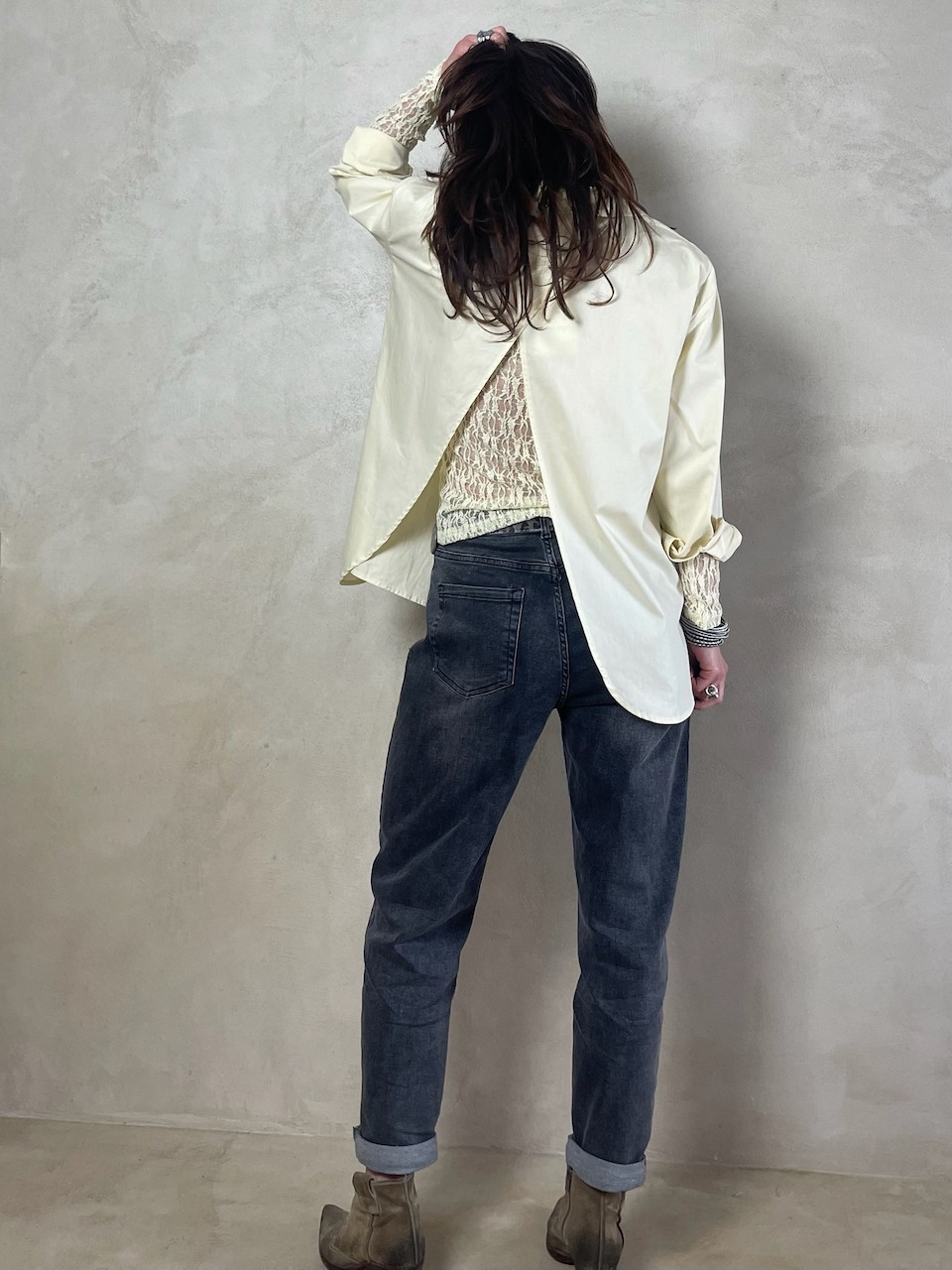 Chemise jaune