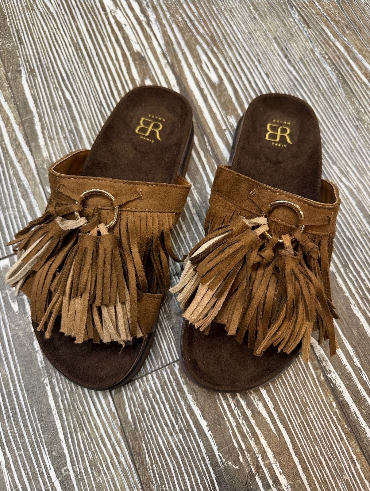 Mules daim camel