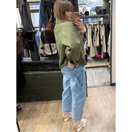 Veste trench kaki