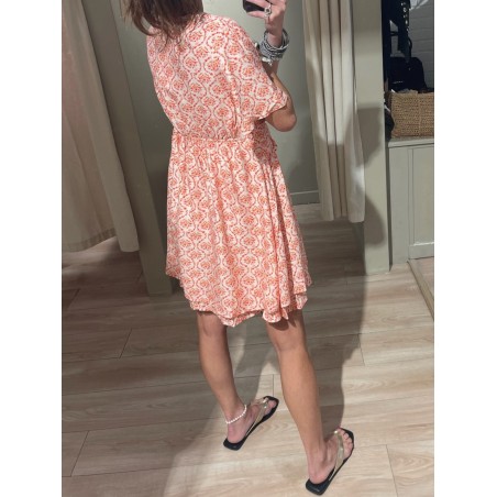 Robe flowers orange