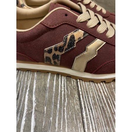 Baskets running Bordeaux
