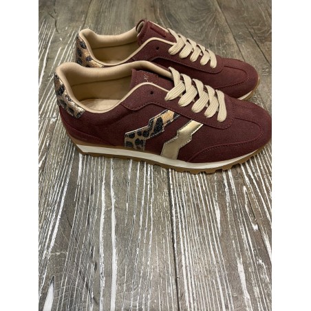 Baskets running Bordeaux