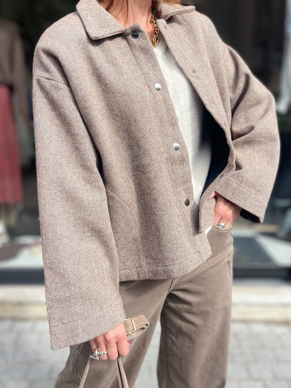 Veste chevrons