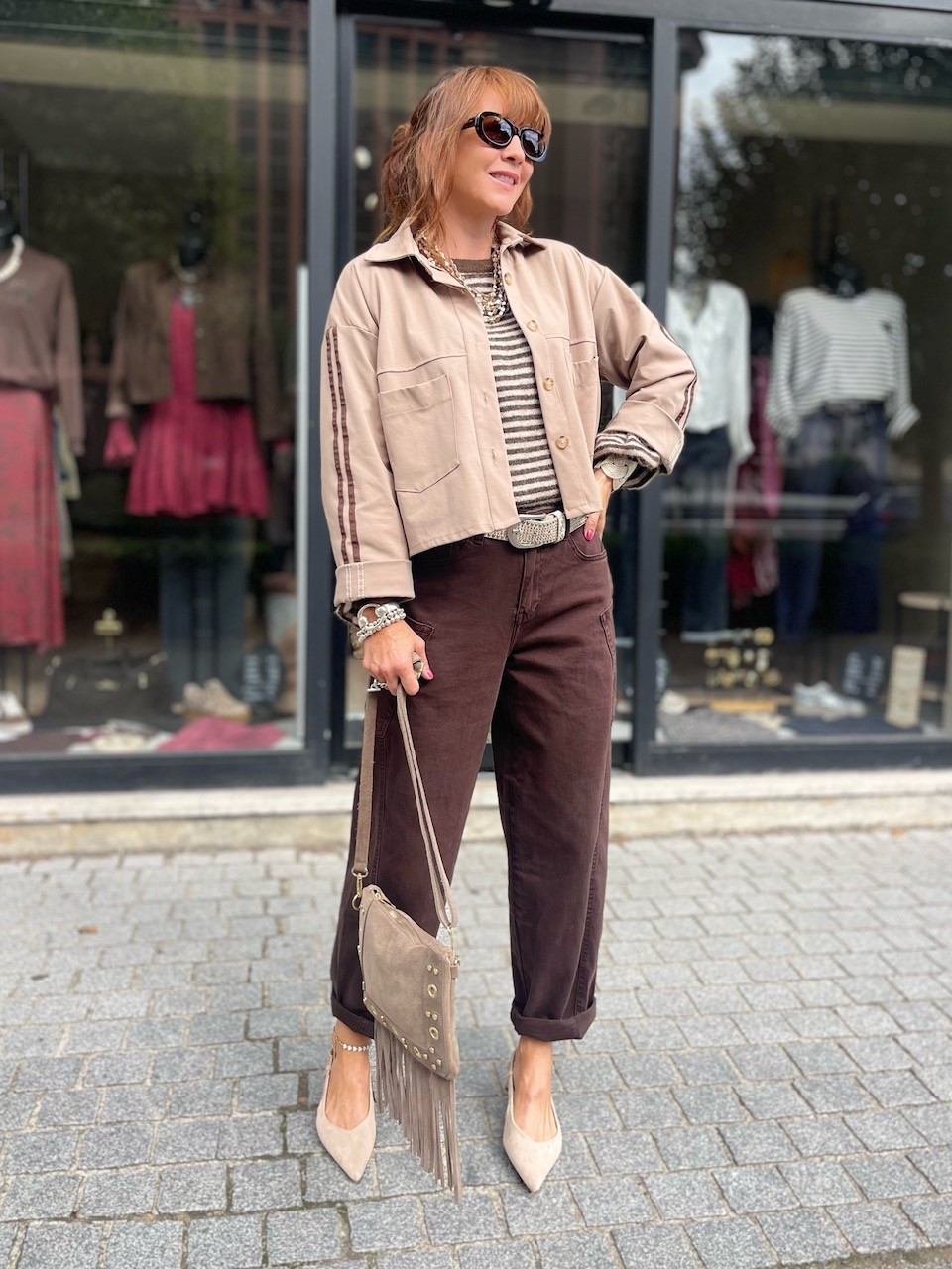 Veste bandes
