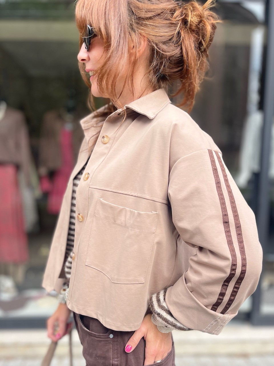 Veste bandes