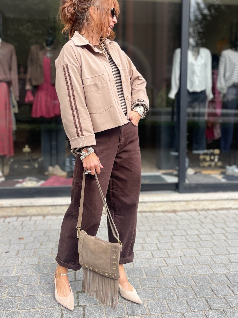 Veste bandes