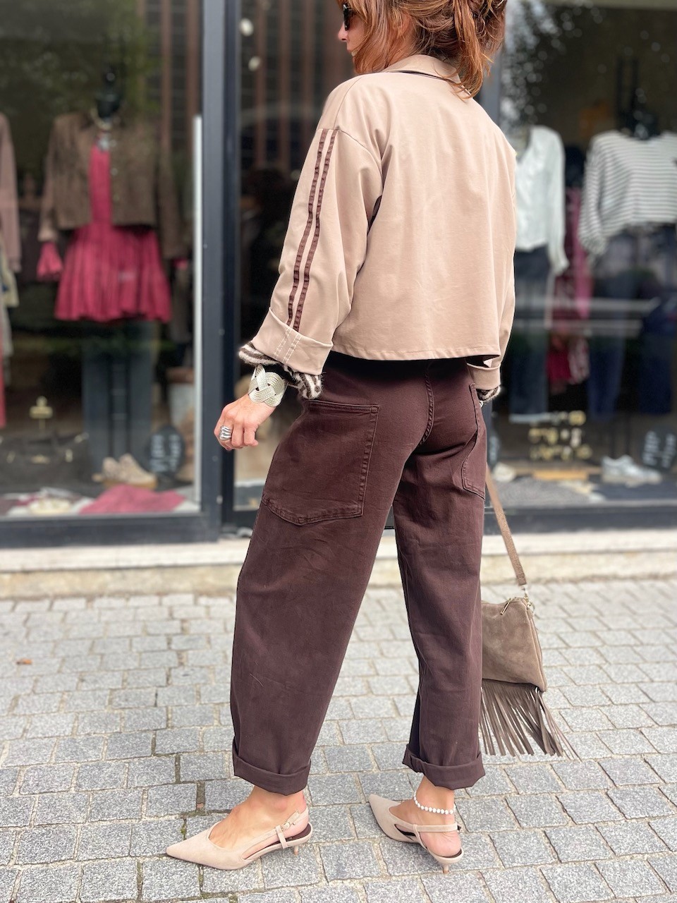Pantalon poche choco