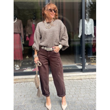 Pantalon poche choco
