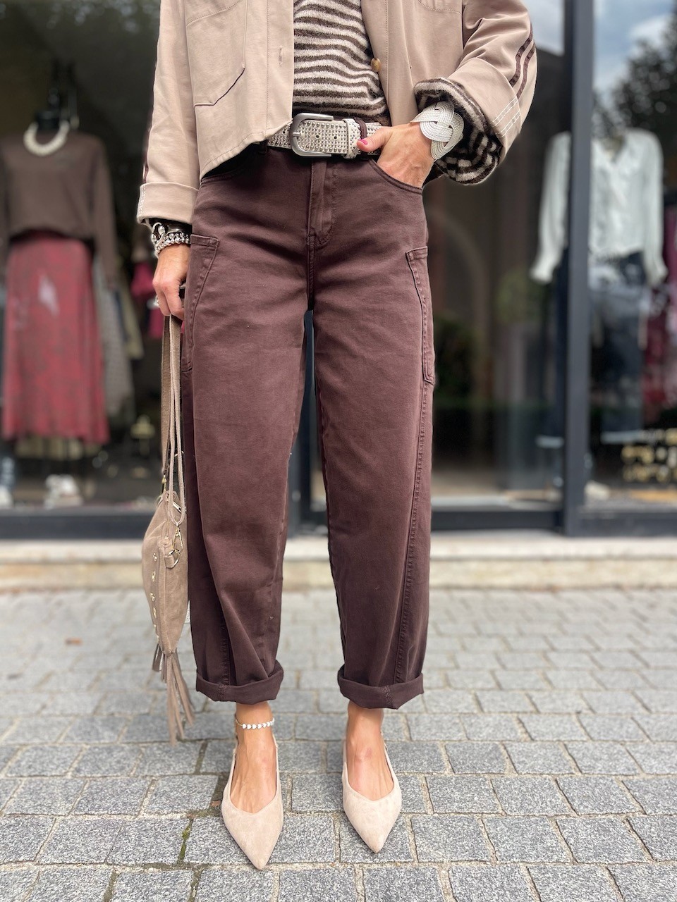 Pantalon poche choco