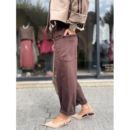 Pantalon poche choco