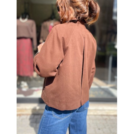Veste col montant
