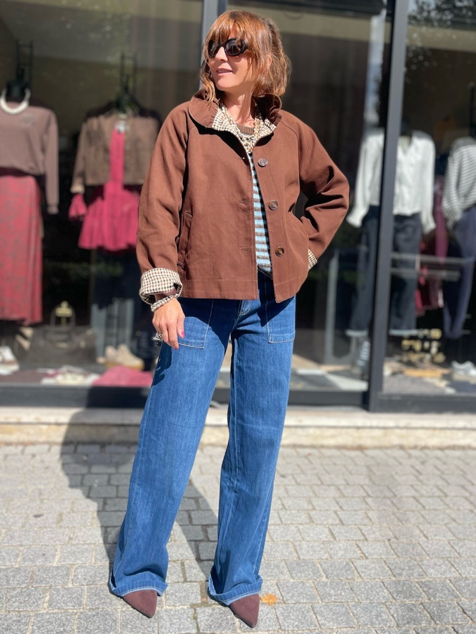 Veste col montant