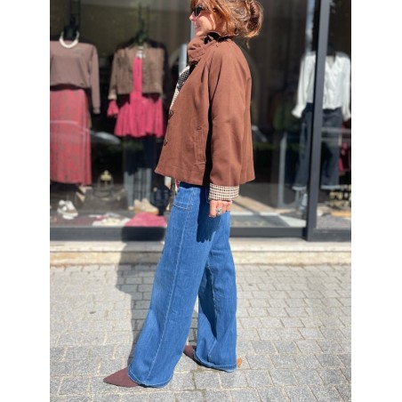 Veste col montant