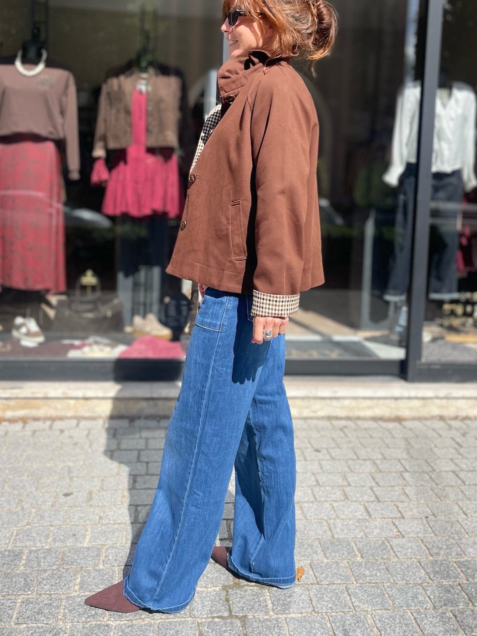 Veste col montant