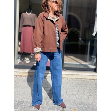 Veste col montant