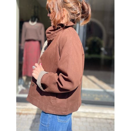Veste col montant