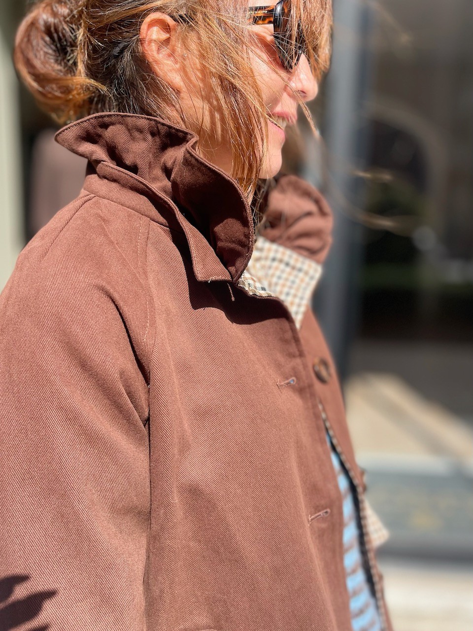 Veste col montant