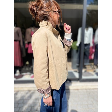Trench col volant