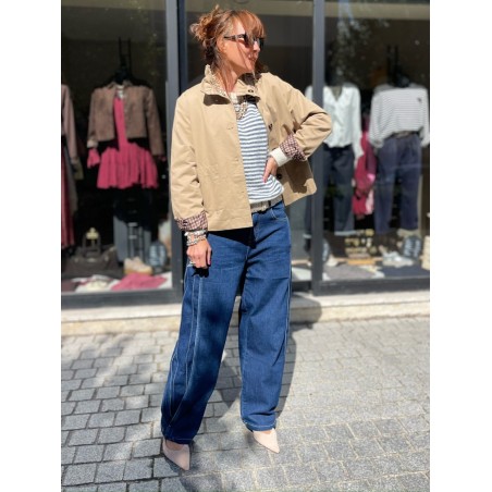 Trench col volant