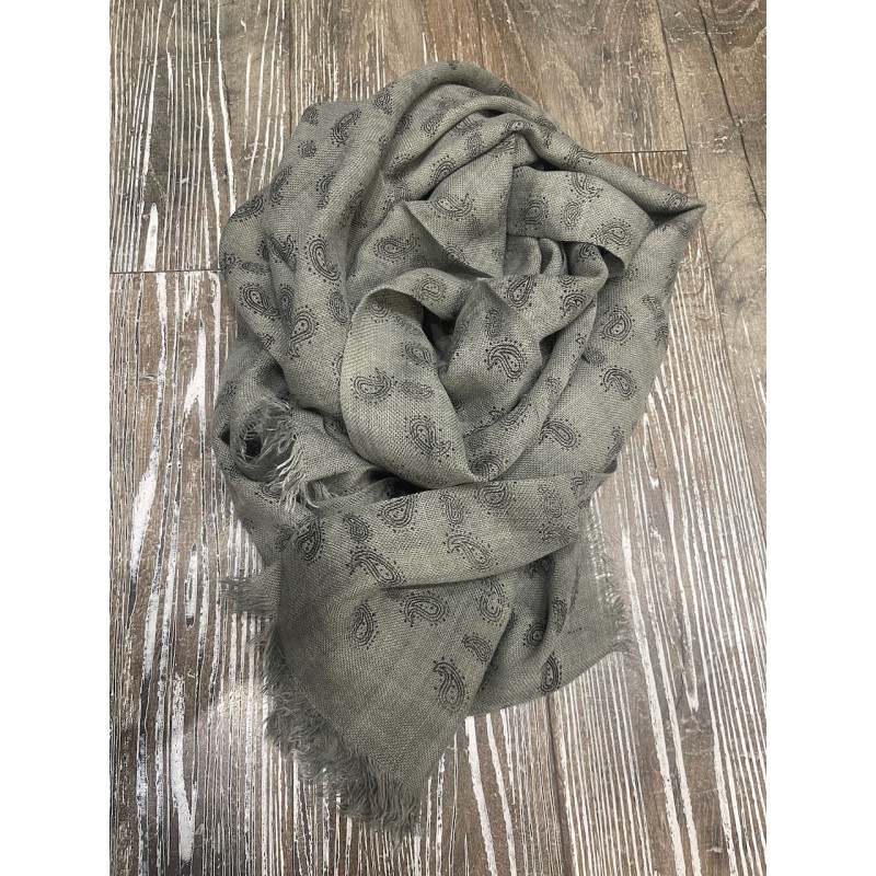 Foulard rectangle Kaki