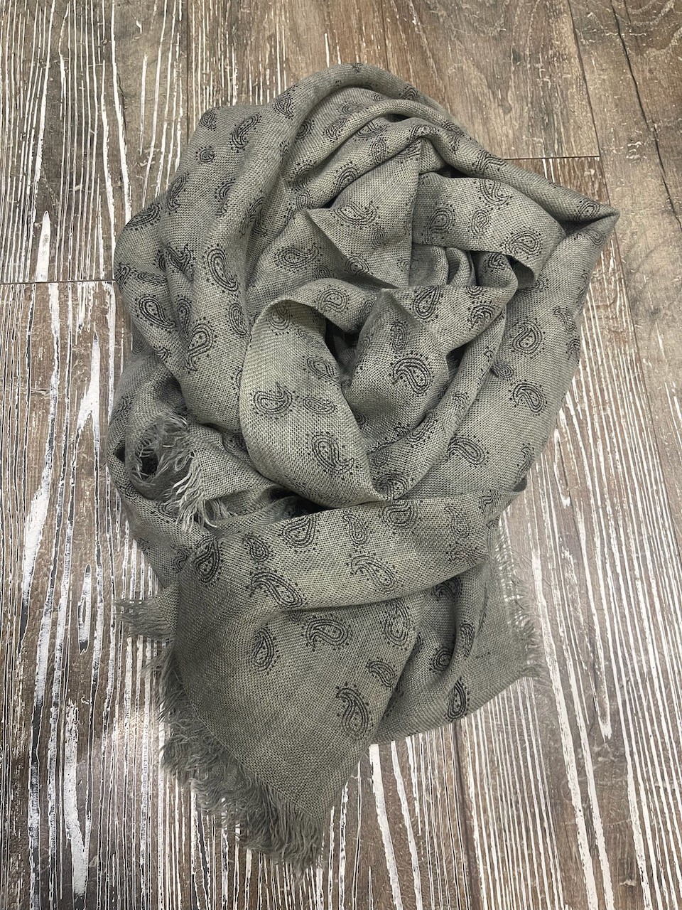 Foulard rectangle Kaki