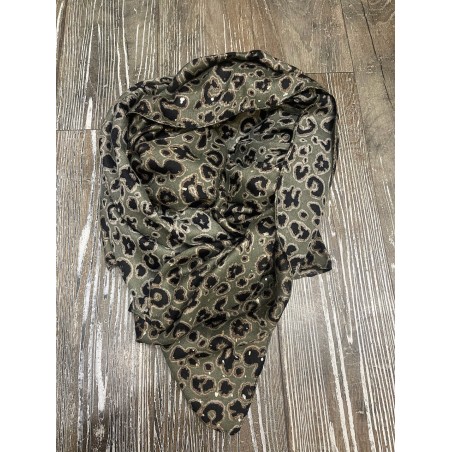 Foulard Léo Kaki