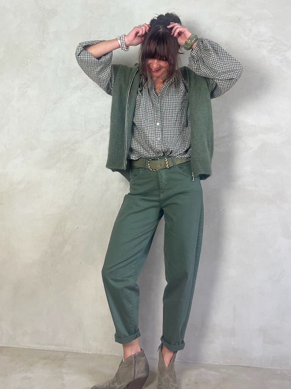 Gilet Mohair sans manches capuche
