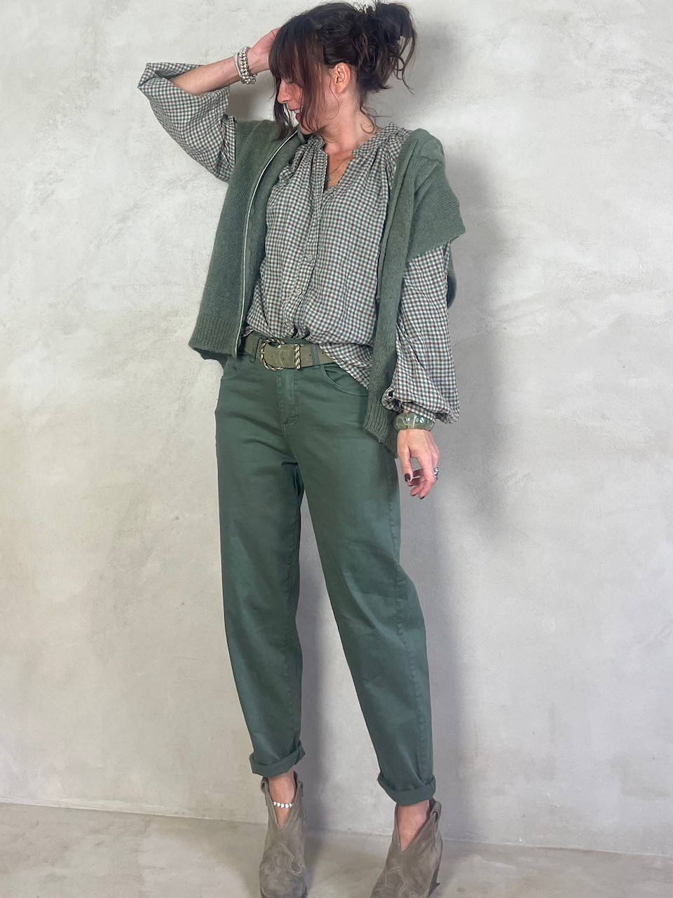 Gilet Mohair sans manches capuche