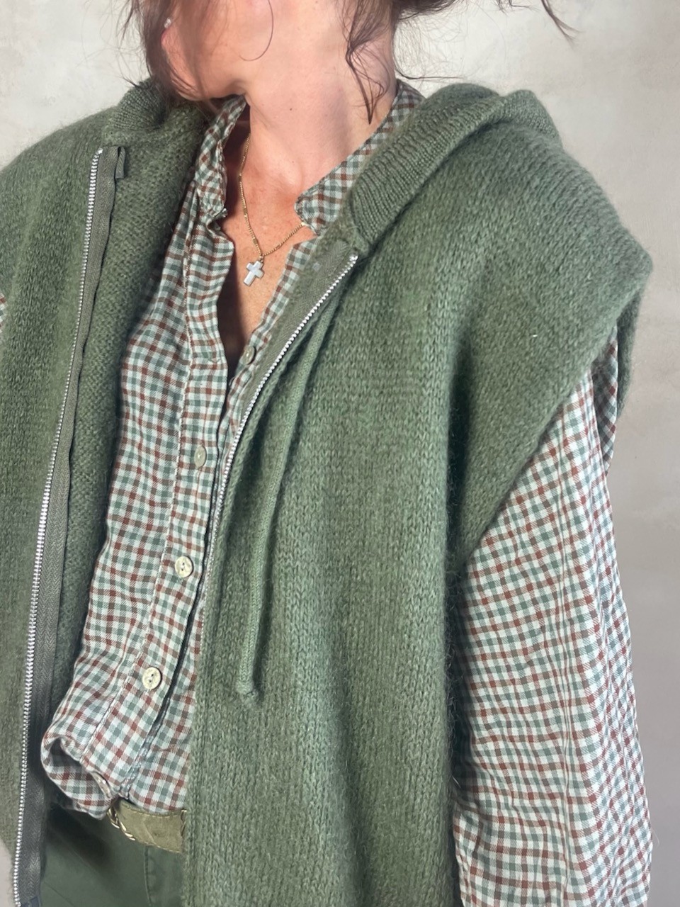 Gilet Mohair sans manches...