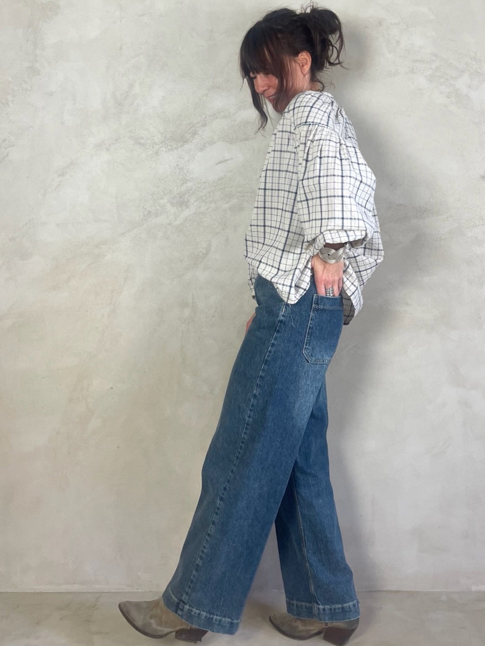 Jean flare Délavé