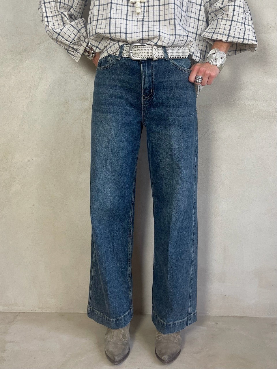 Jean flare Délavé