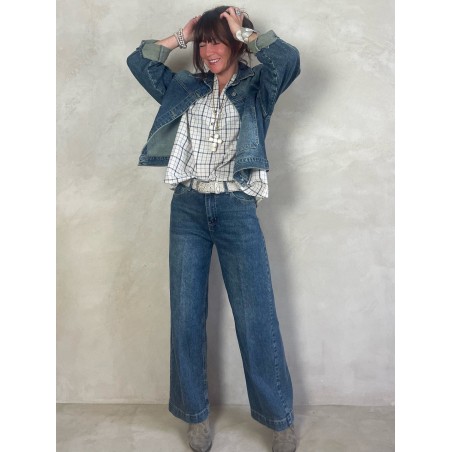 Jean flare Délavé
