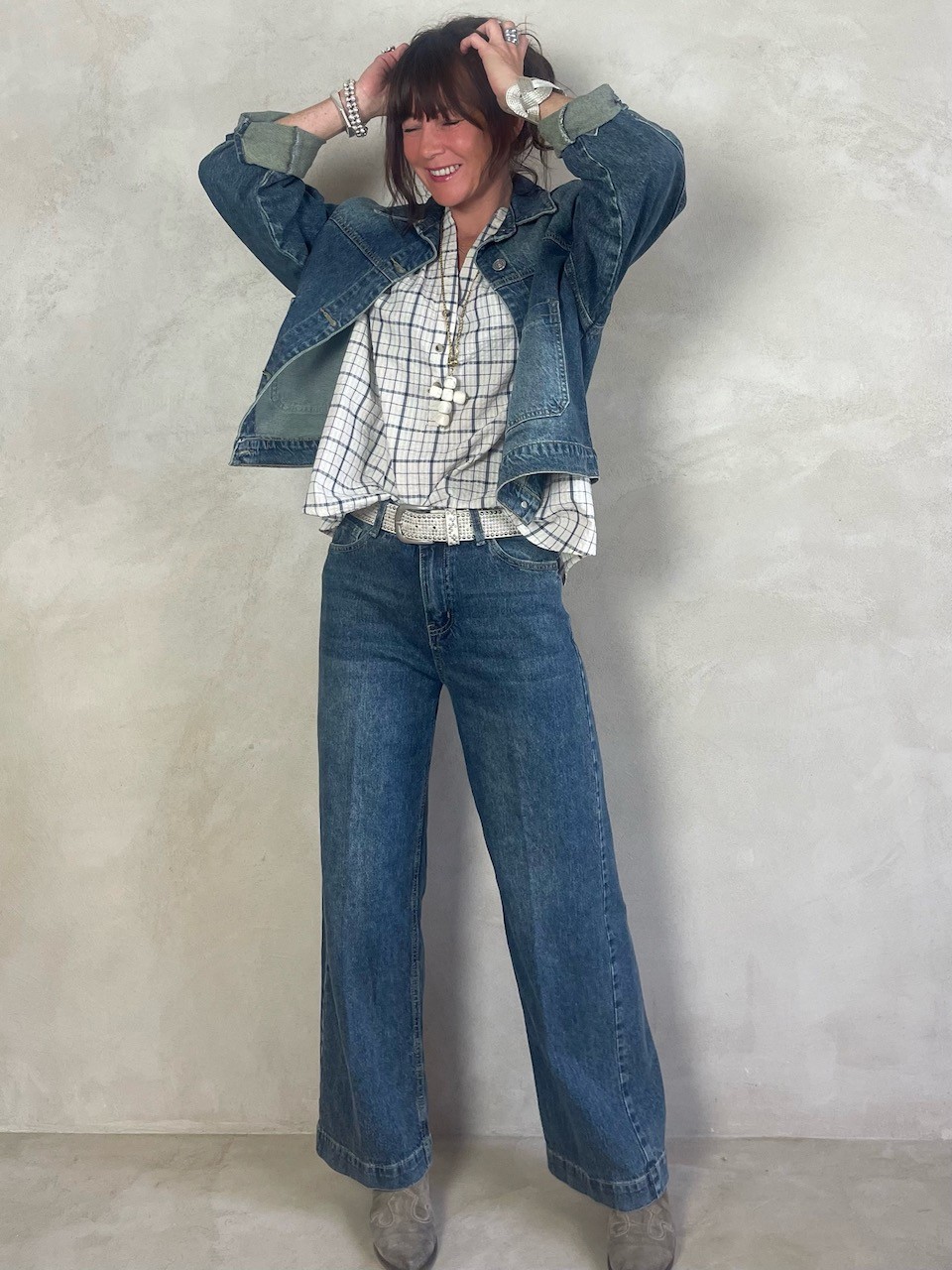 Jean flare Délavé