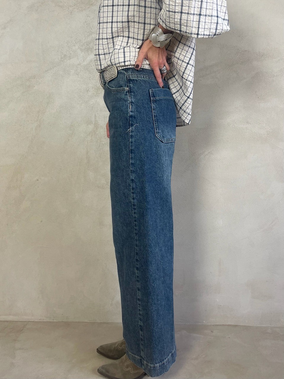 Jean flare Délavé
