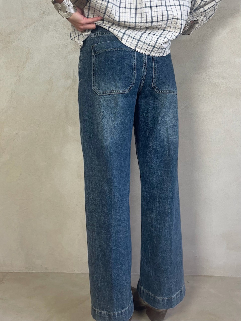 Jean flare Délavé