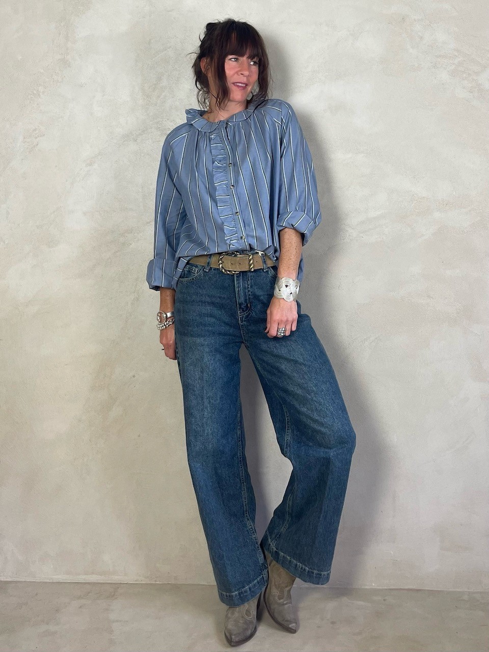 Chemise col claudine