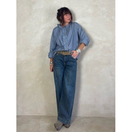 Chemise col claudine