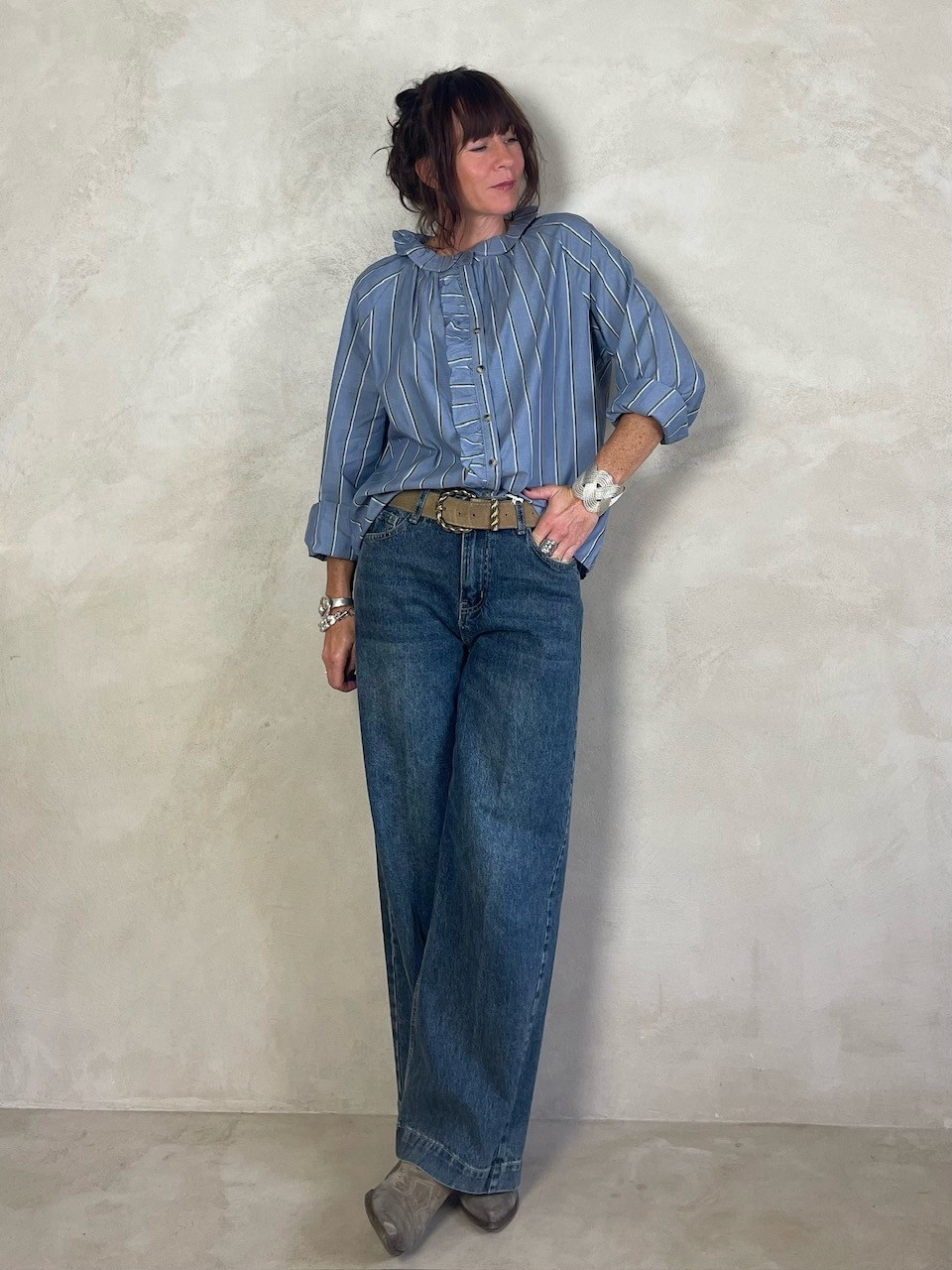 Chemise col claudine
