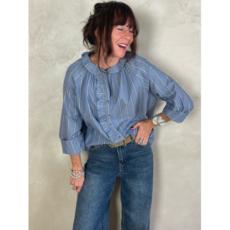Chemise col claudine