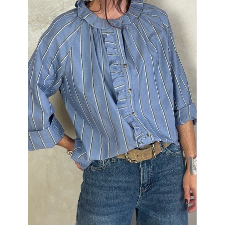 Chemise col claudine