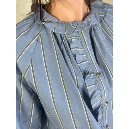 Chemise col claudine