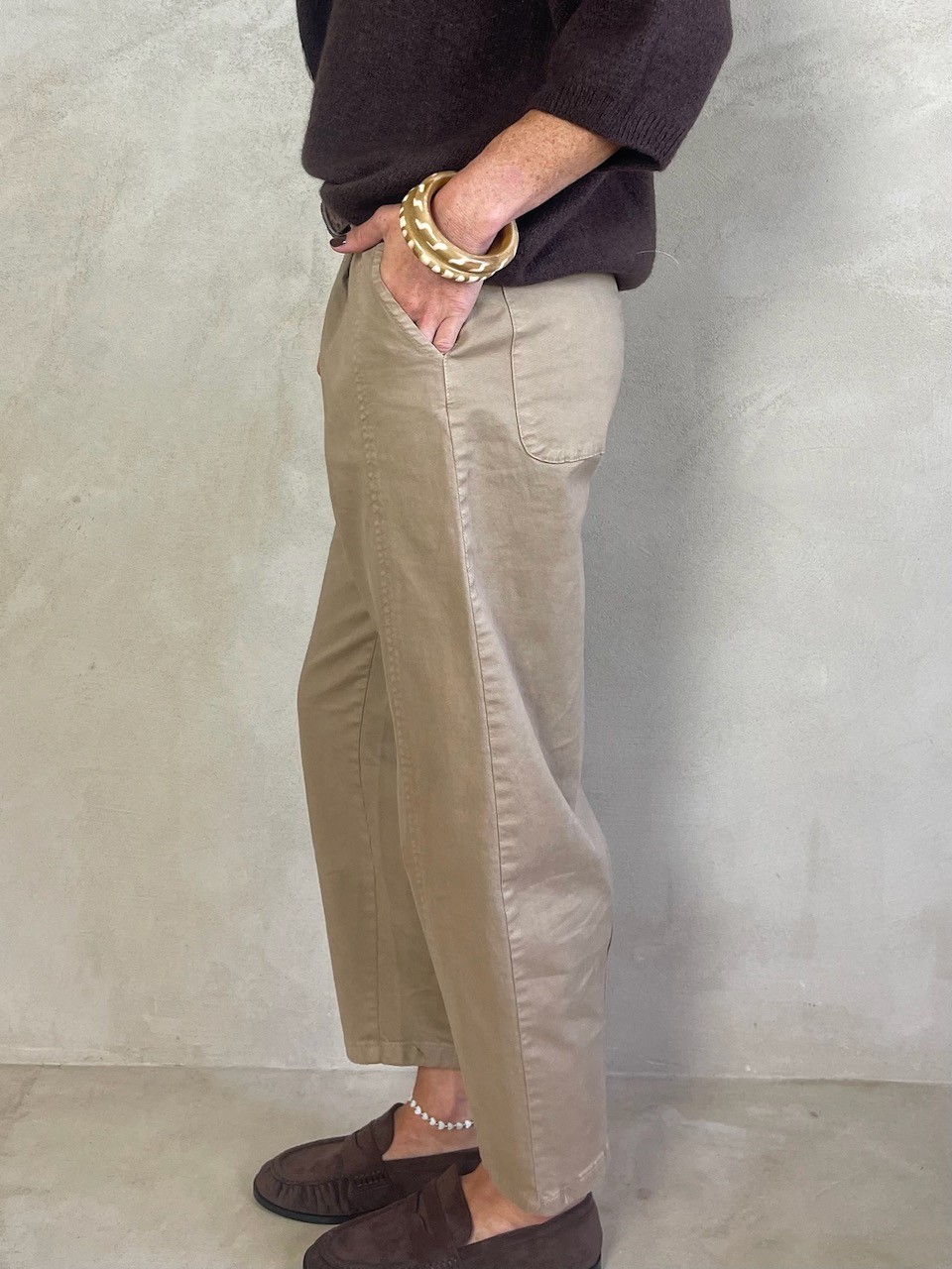 Pantalon chino à pinces
