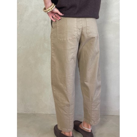 Pantalon chino à pinces