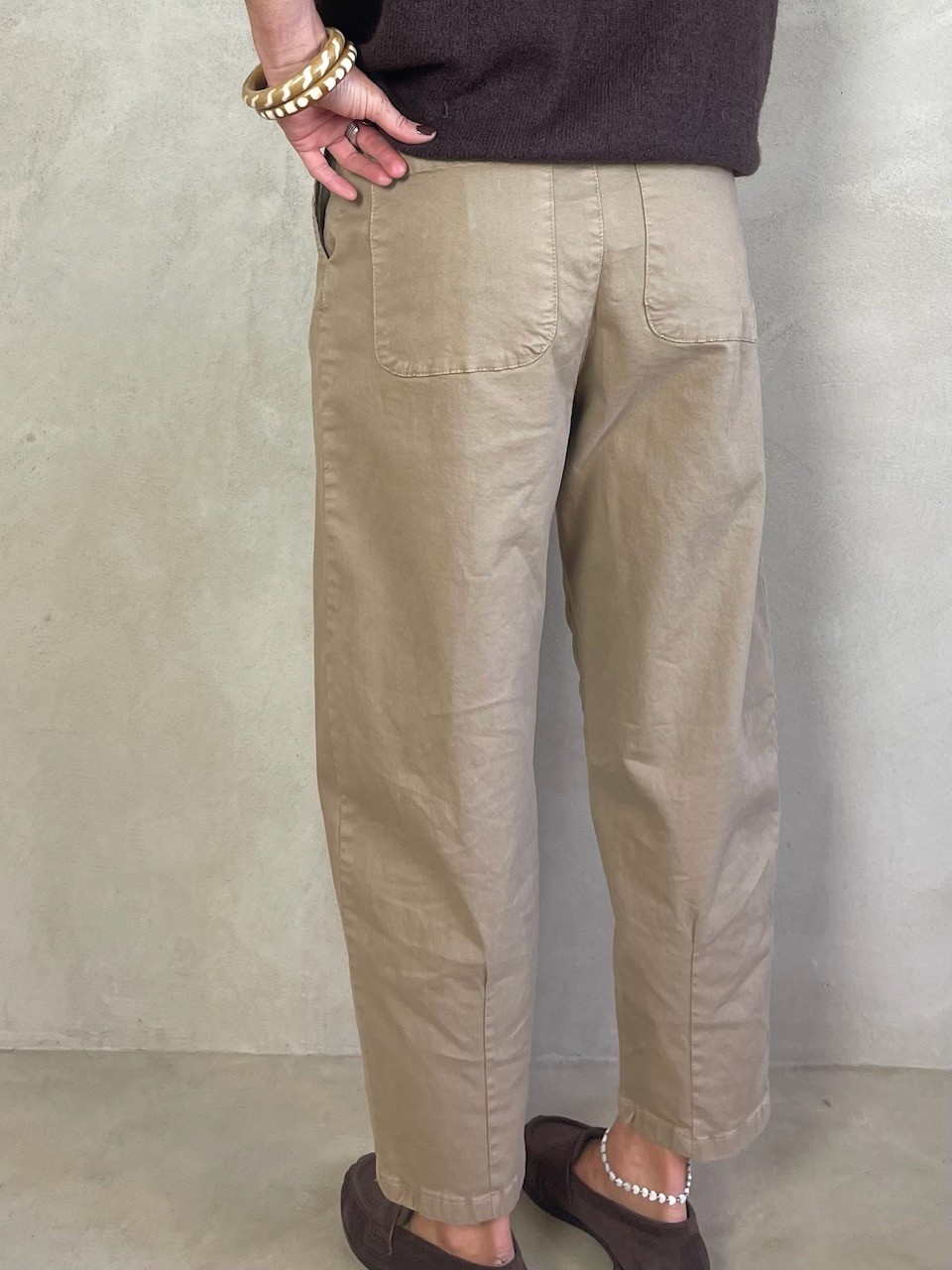 Pantalon chino à pinces